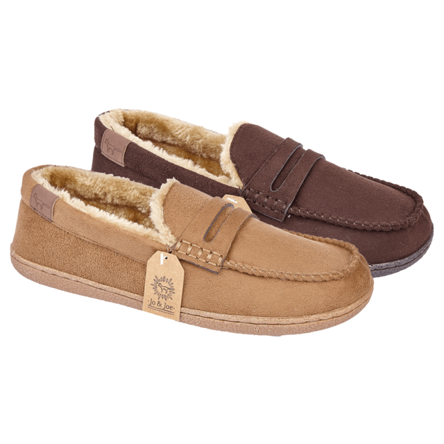 Jo and Joe New Hampshire Brown Mens slippers 8682-20